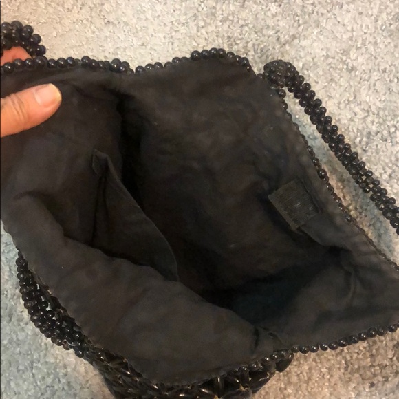 🌚 VNTG/ Wooden Bead Bag 🌚 - Picture 4 of 5